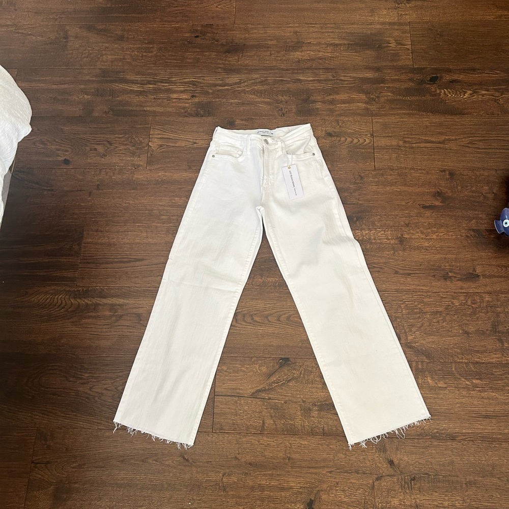 Just Black Women's White Jeans